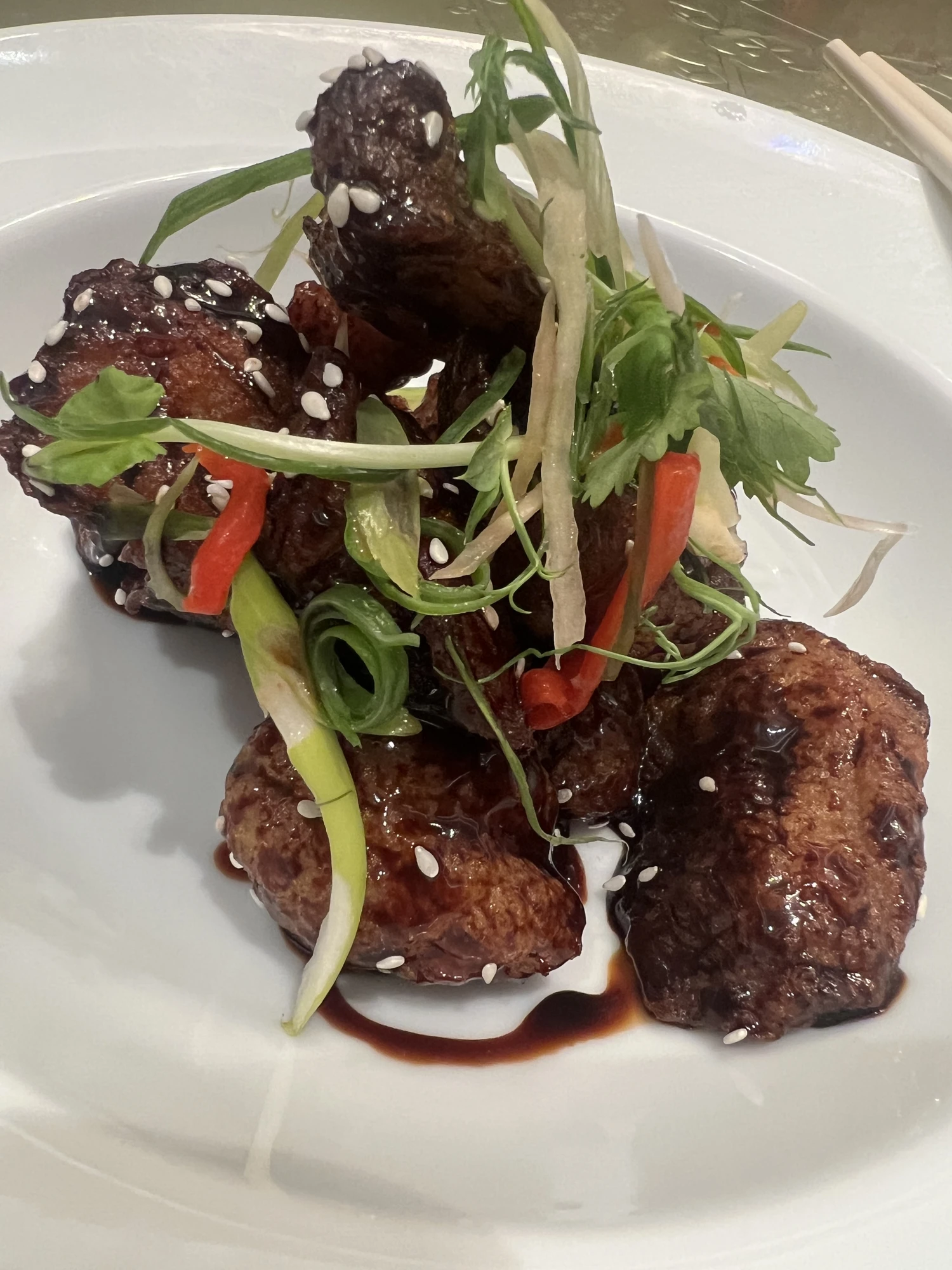 Five Spiced Grouper in Roselle Tea Sauce
