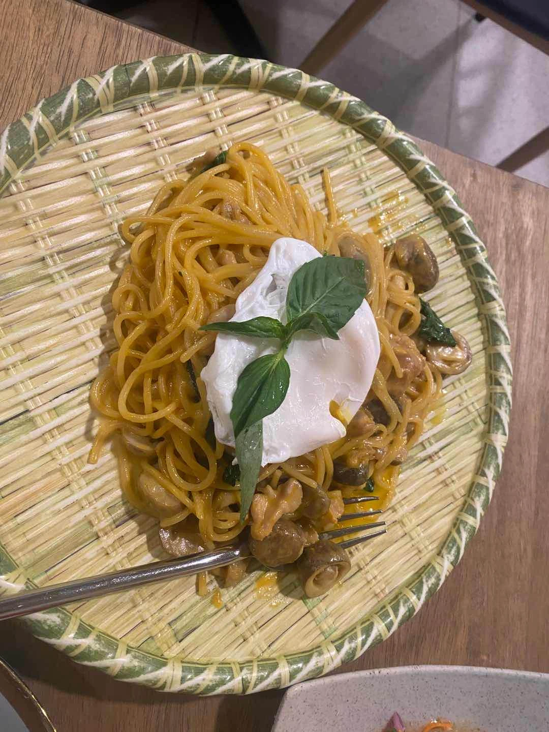 Salted egg pasta