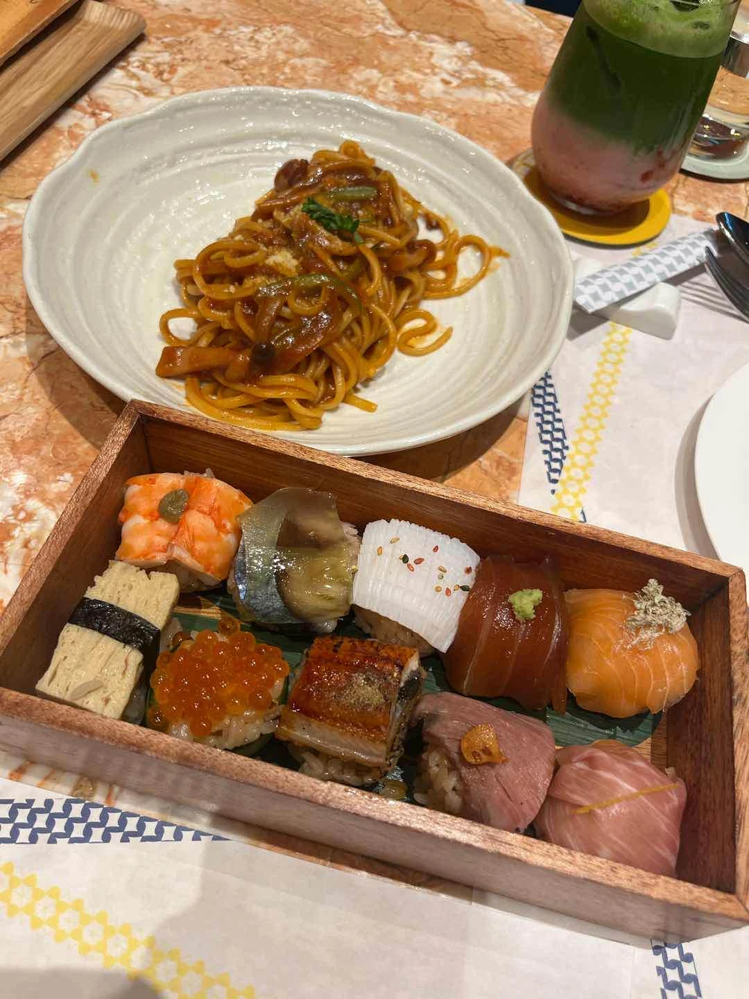 Napolitan Pasta & 10 Kinds Temari