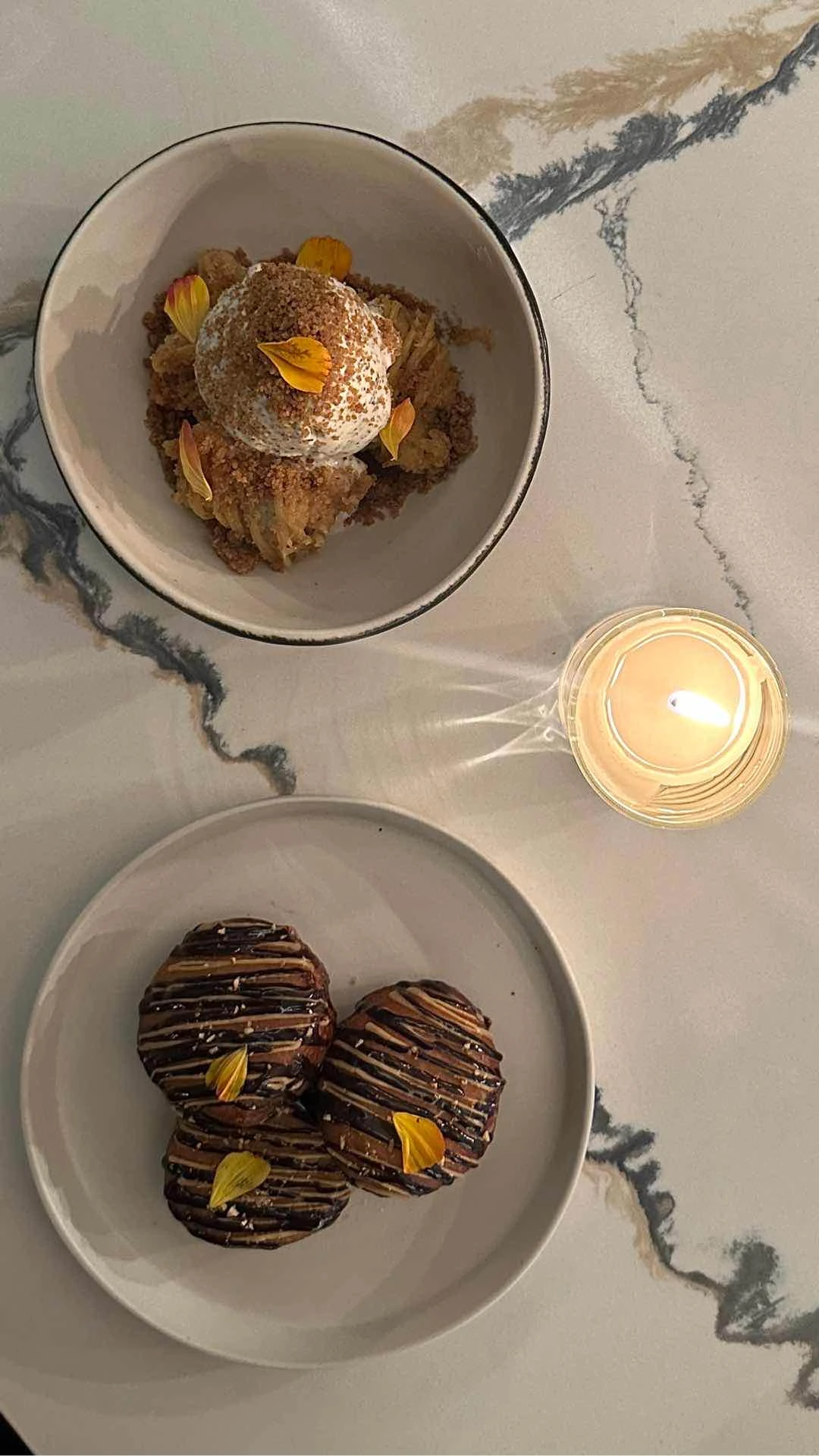 Sourdough Bread Pudding and PB&J Beignets