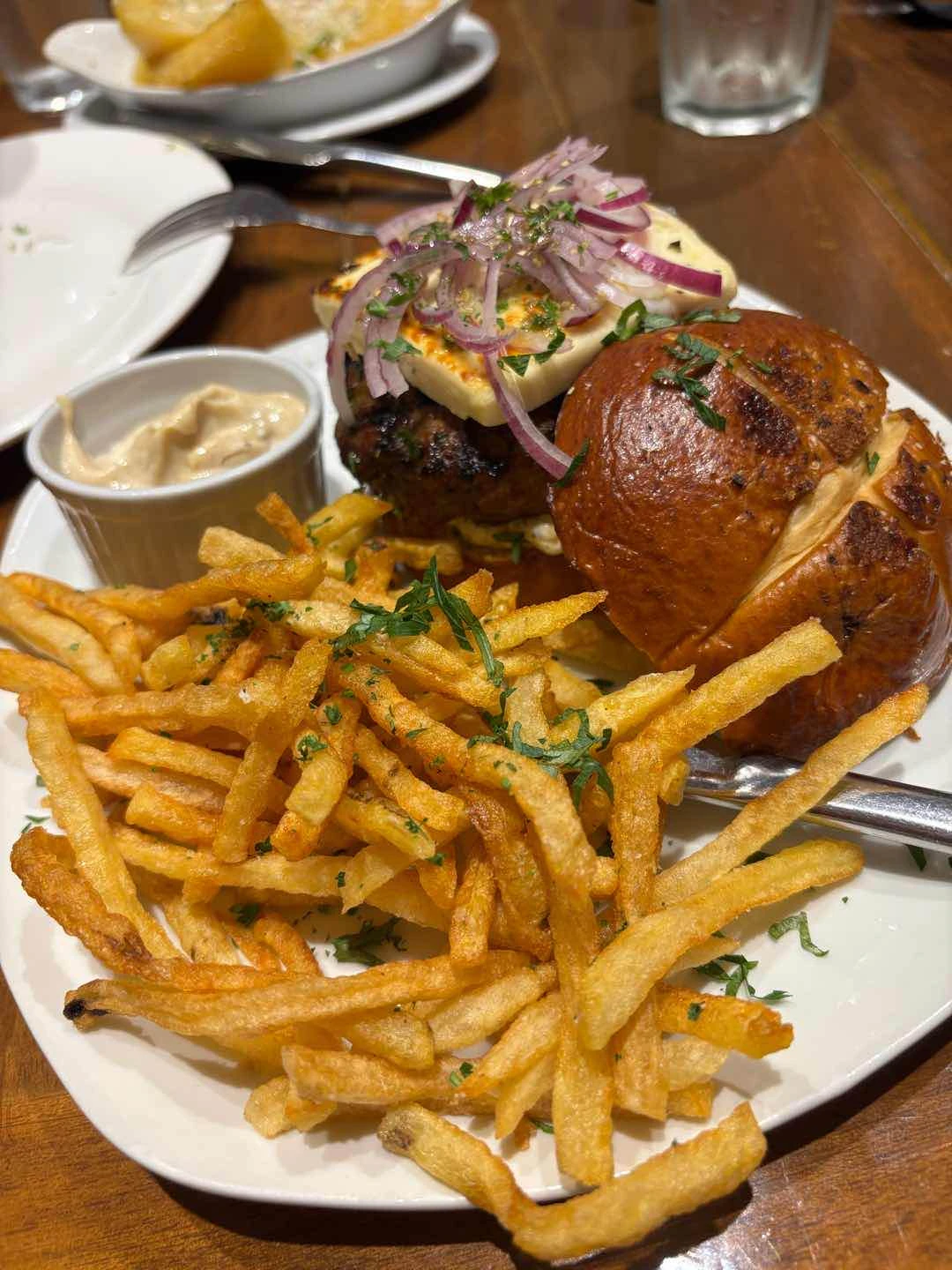 I dream about this lamb burger sometimes