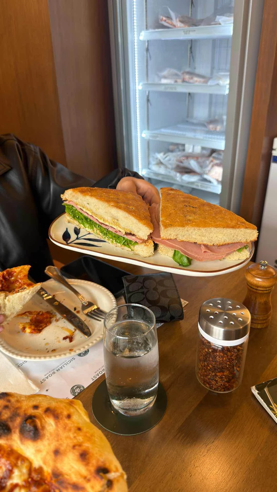 HUGE Mortadella sandwich