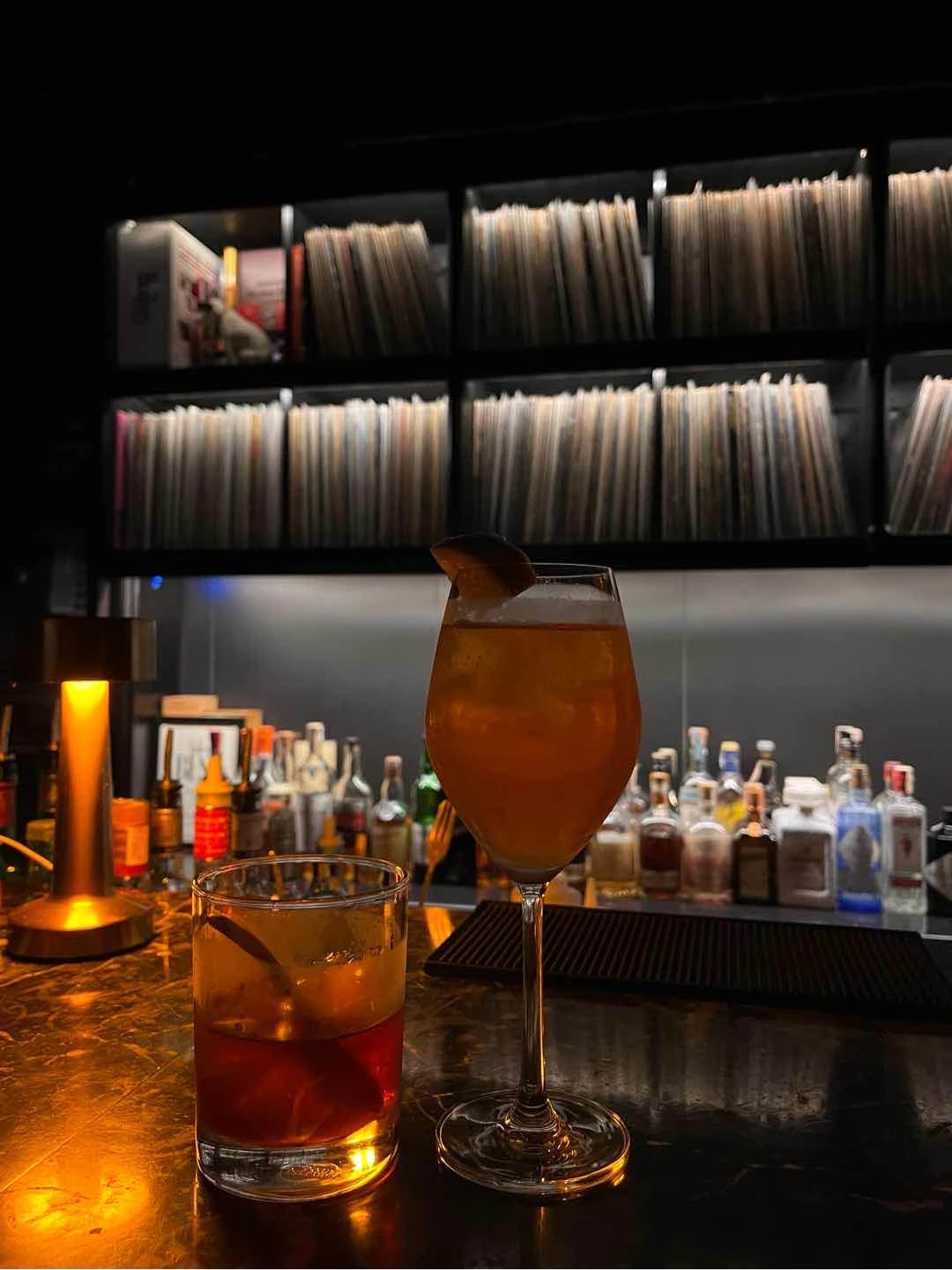 old fashioned, aperol spritz
