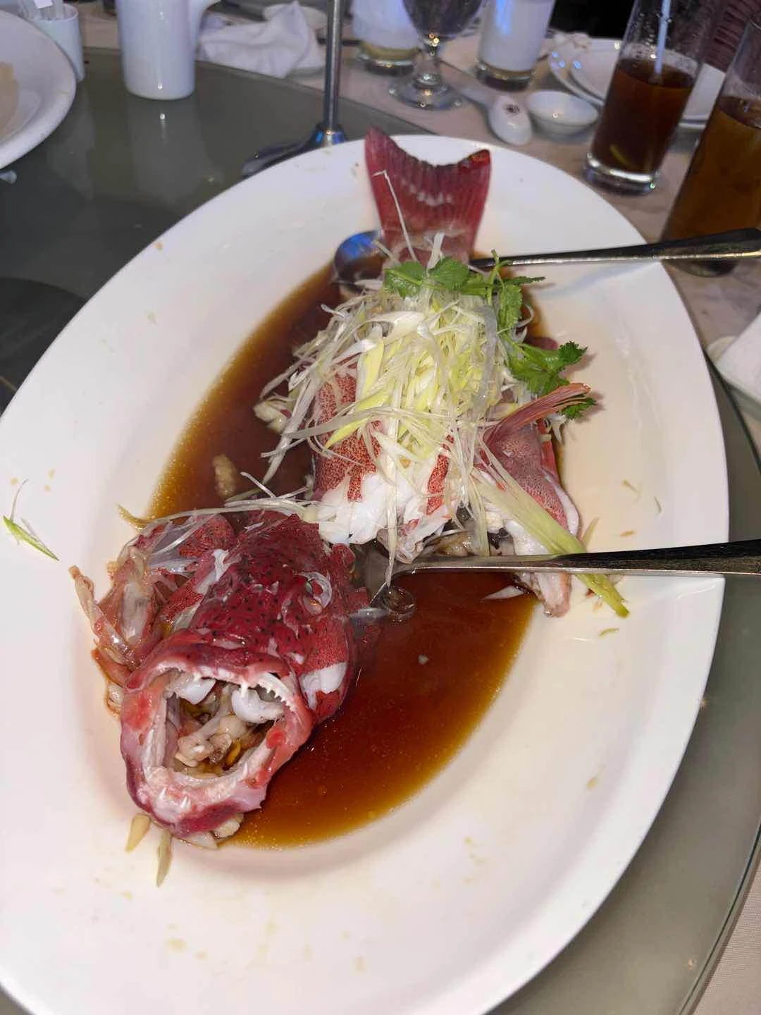 Steamed fish