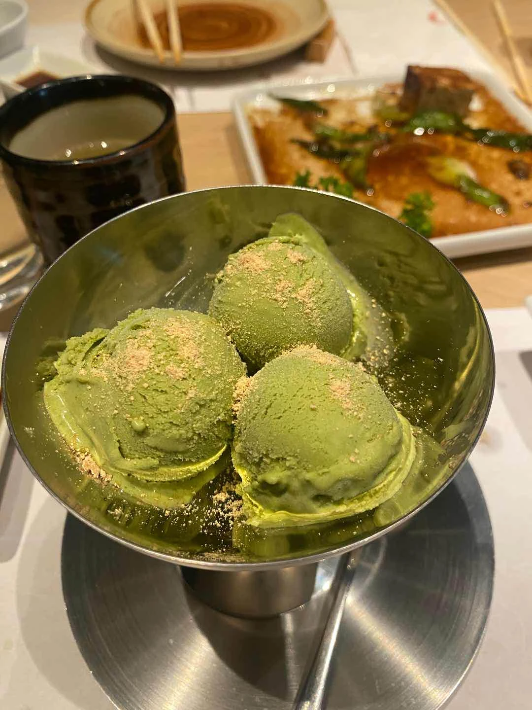Matcha mochi ice cream