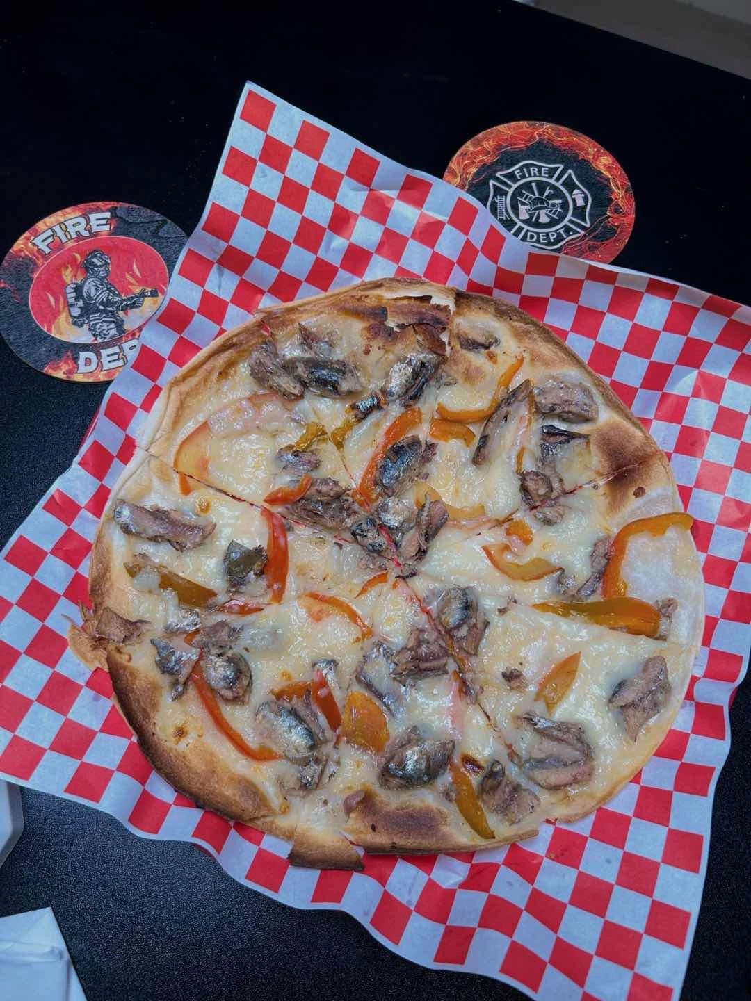 Spanish Sardine Pizza!!