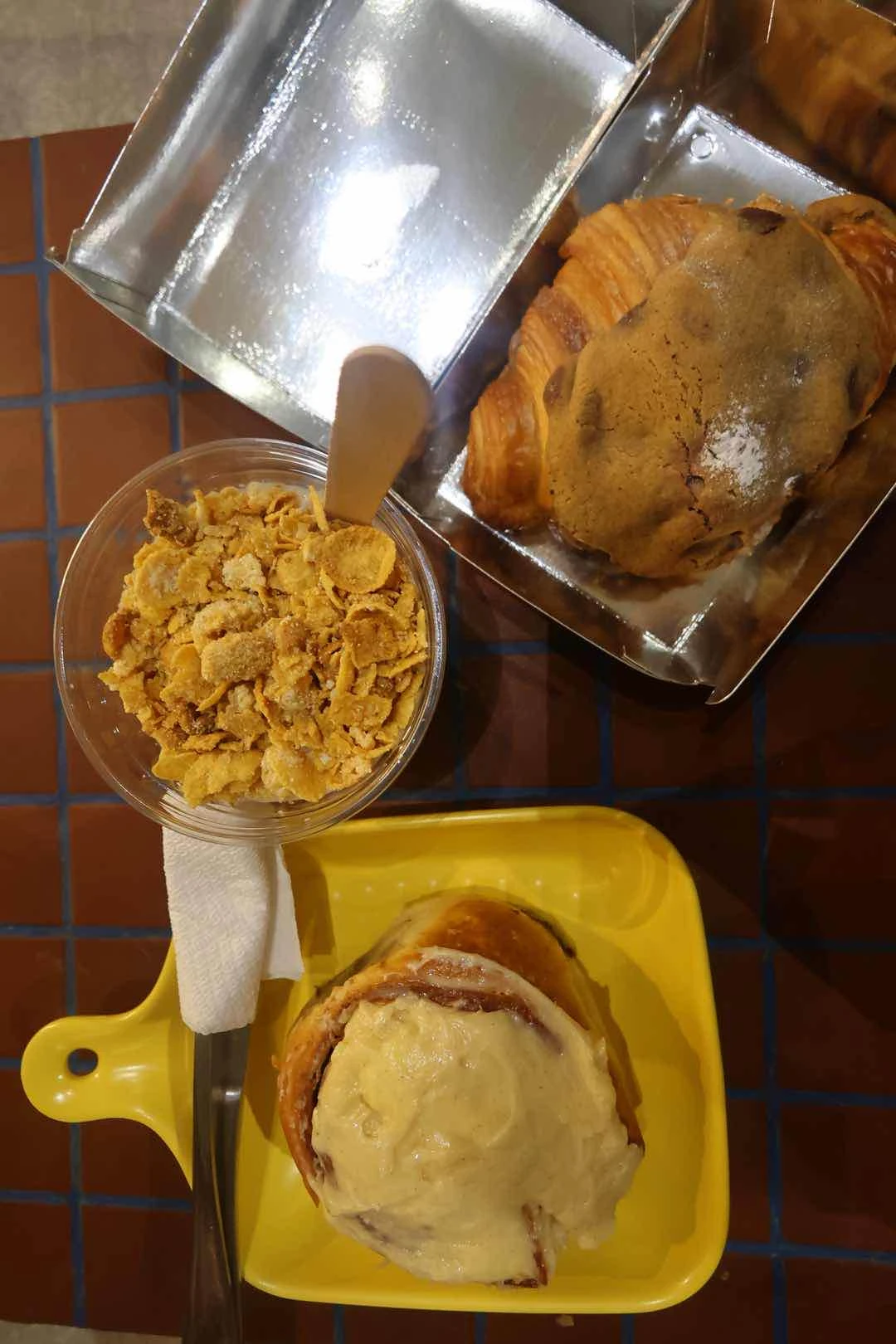 Cereal milk (again), crookie (again), and cinnamon swirl
