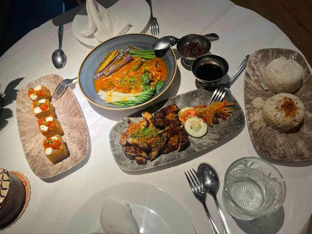 Ordered the Patatas Bravas, Beef Kare-Kare, and Grilled Liempo of EMILIA, House of Filipino Food