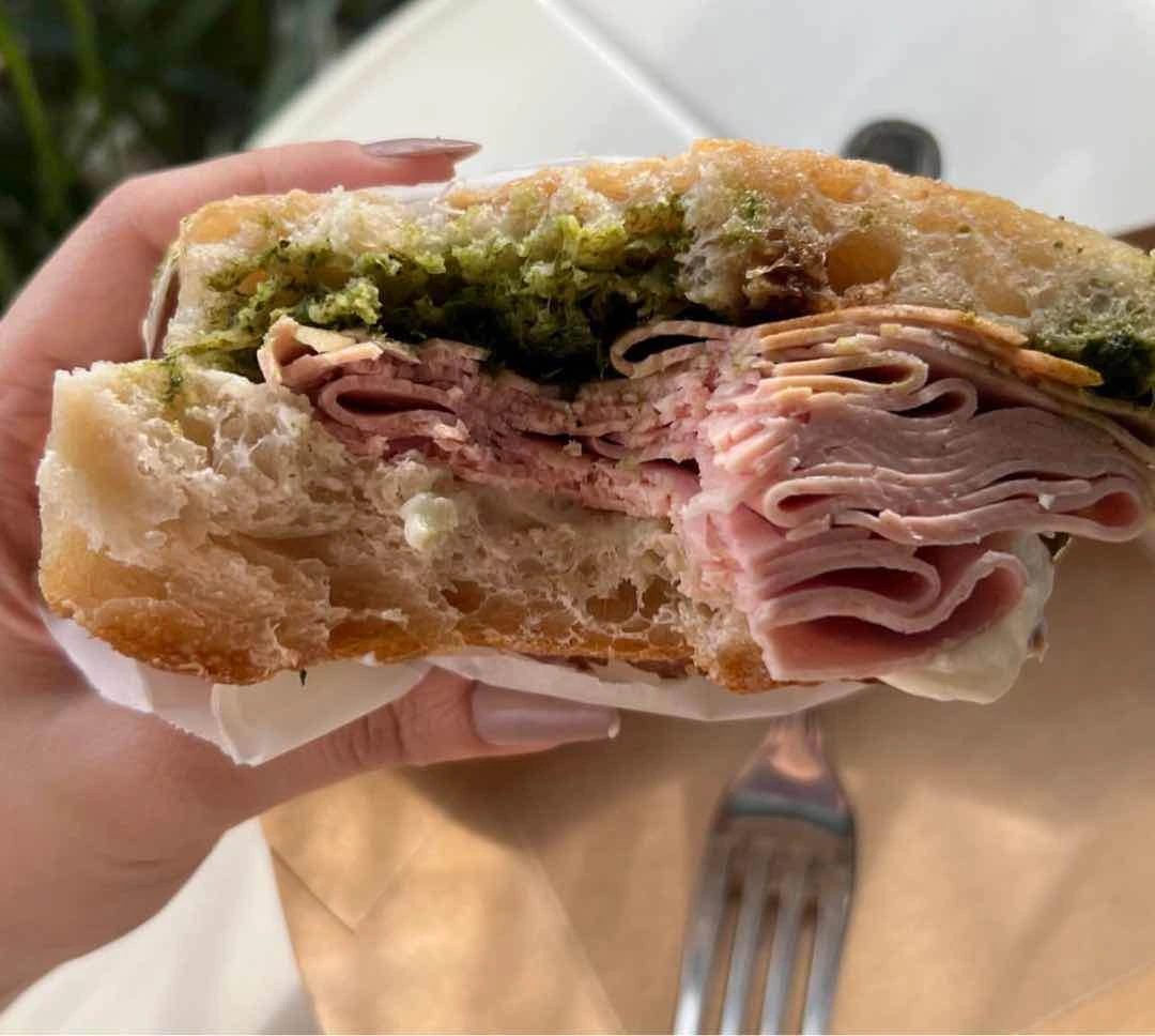 mortadella sandwich