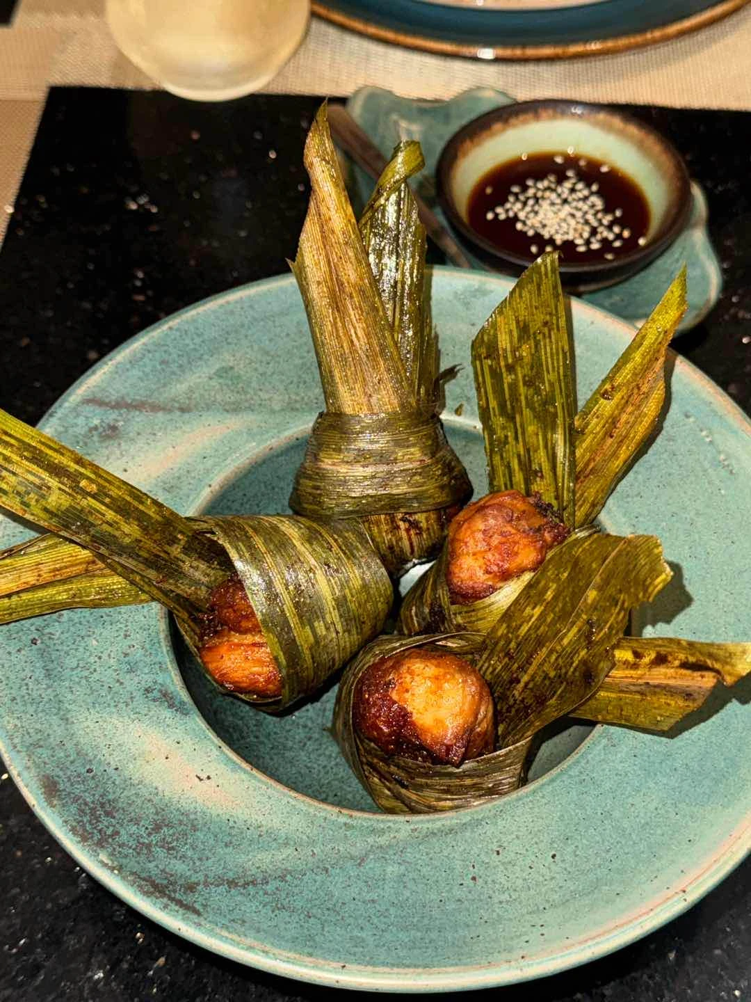 Chicken pandan! Also yum of Benjarong