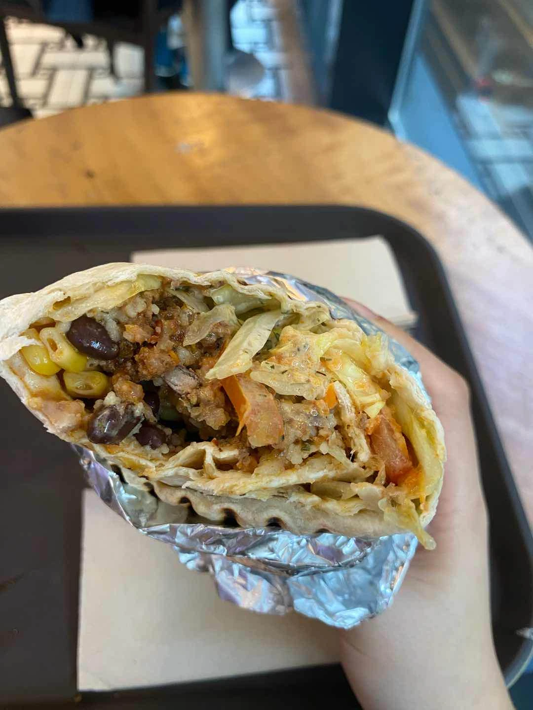 Beef burrito