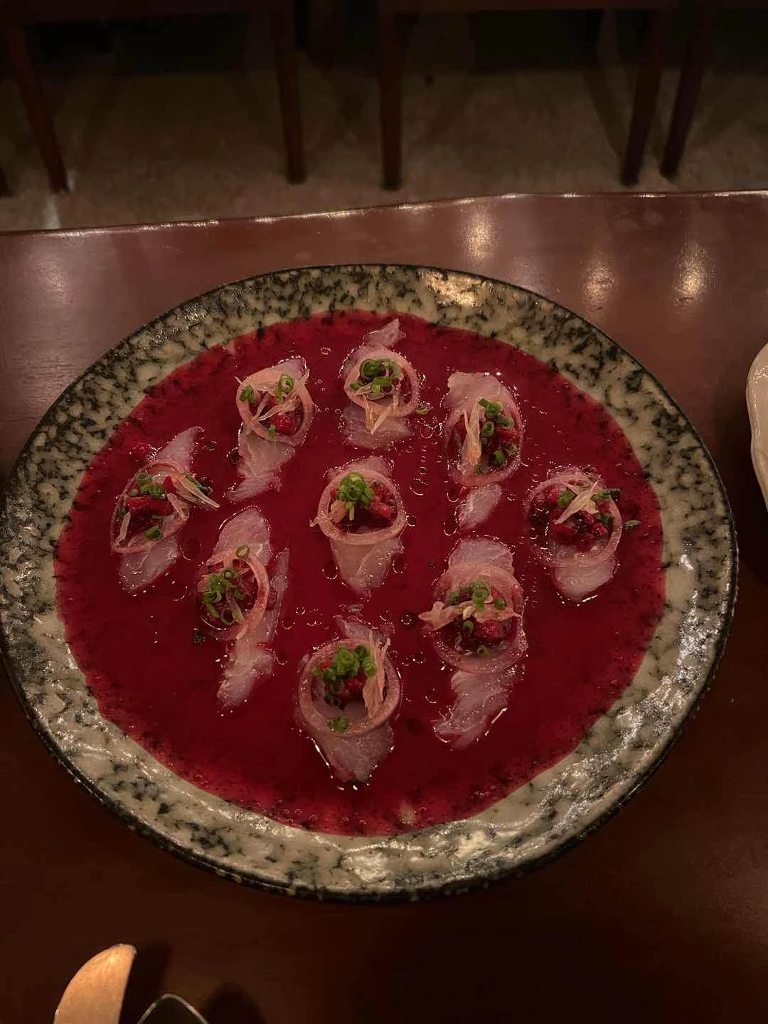 Sea Bream Crudo of Kása Palma