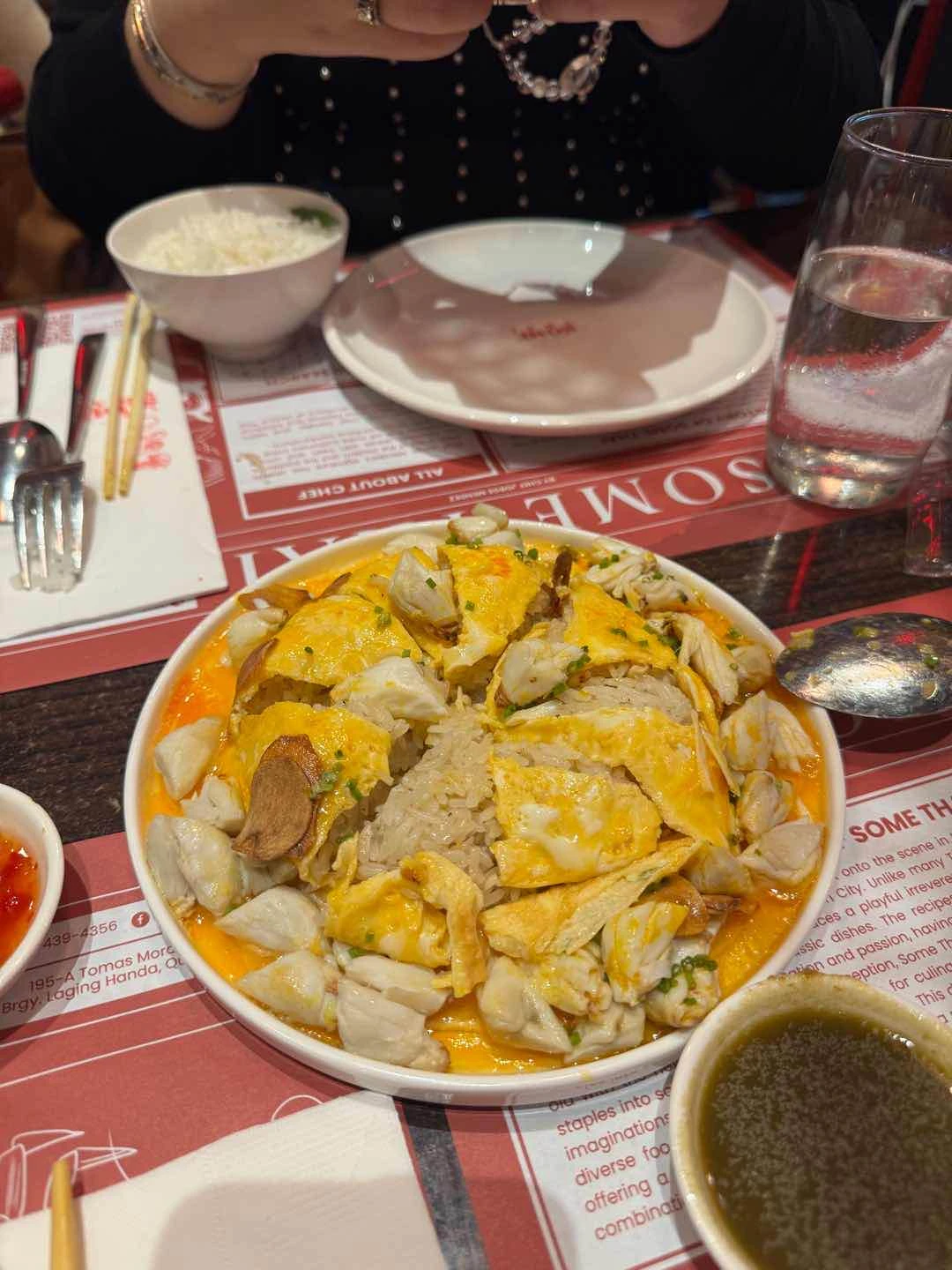 crab omelette  of SOME THAI