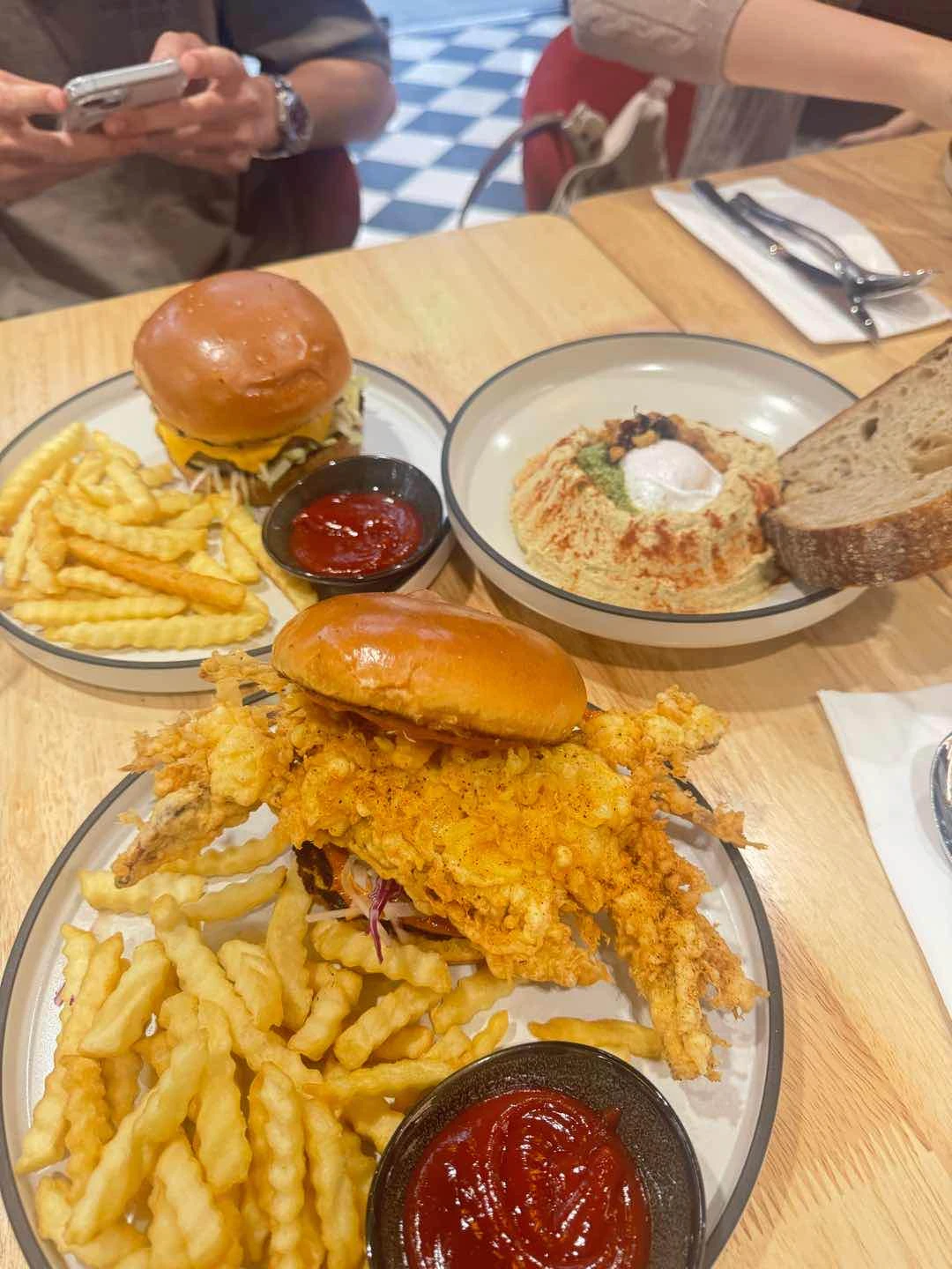 the food was underwhelming🥲