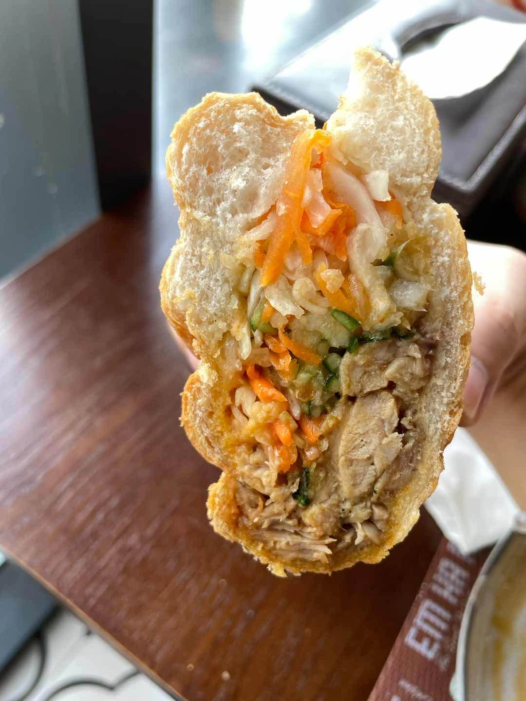 Chicken Banh Mi (inside)
