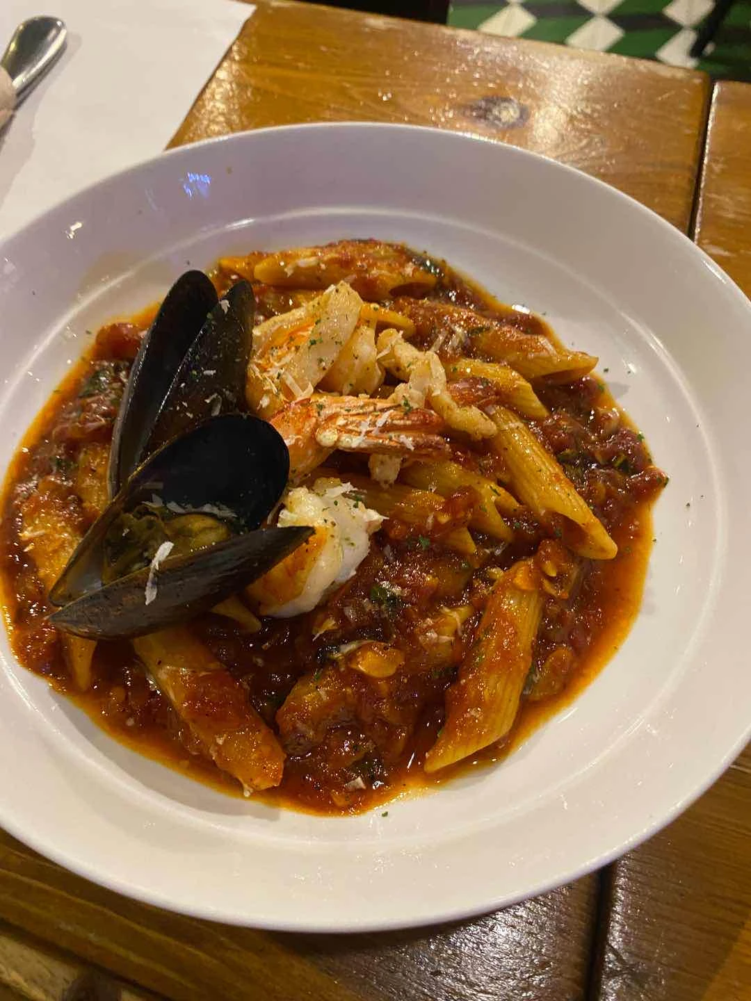 seafood arrabbiat