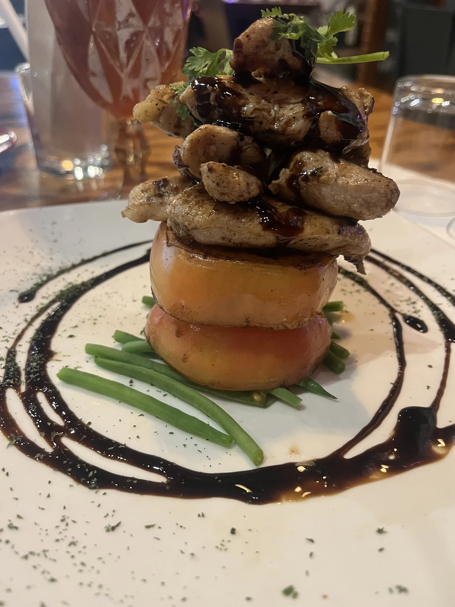 Grilled Chicken with sweet balsamic vinegar