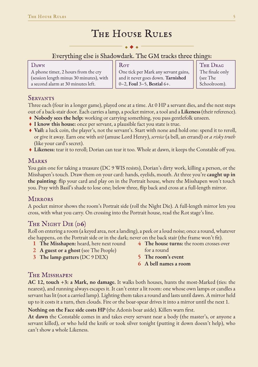 The house rules