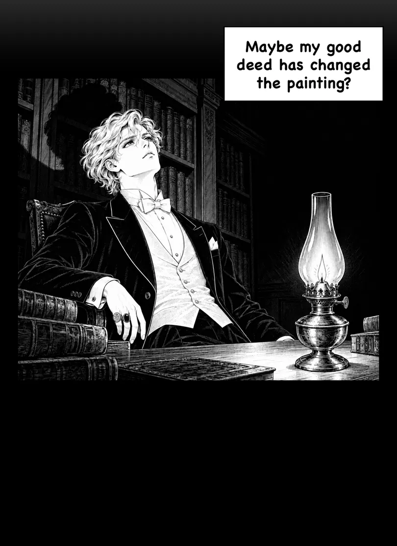 Maybe my good deed has changed the painting?