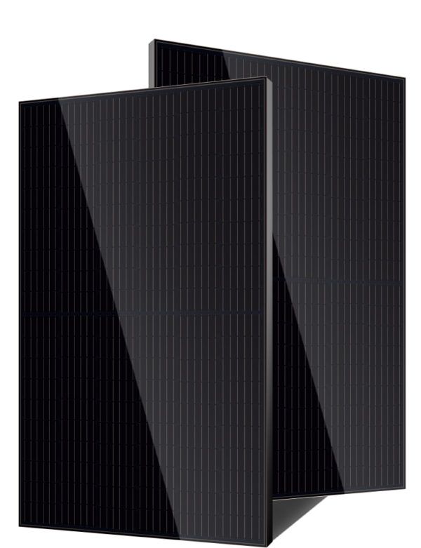 Moderne woning met geïntegreerde zonnepanelen