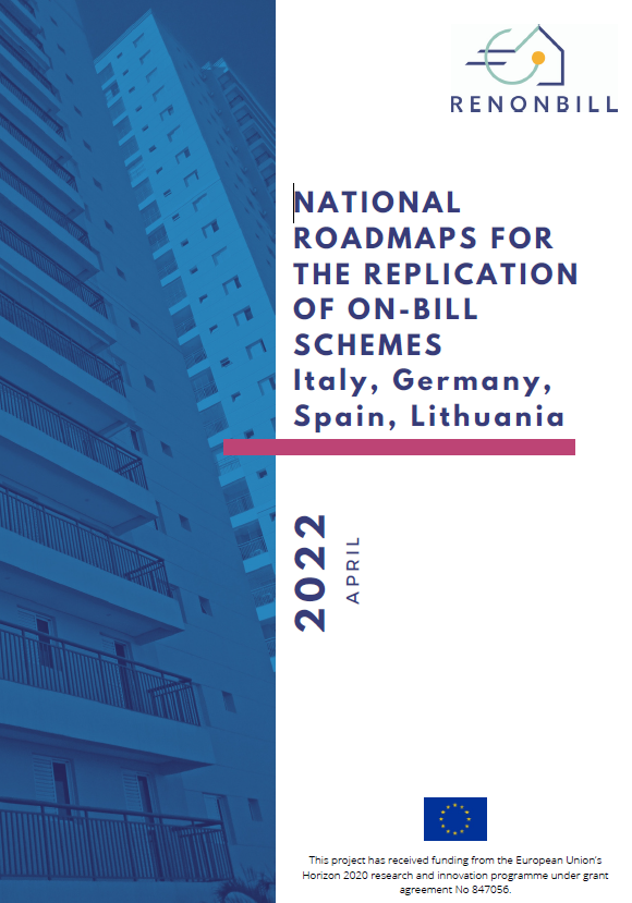 New national roadmaps from RenOnBill guides the Member States in the replication of on-bill schemes