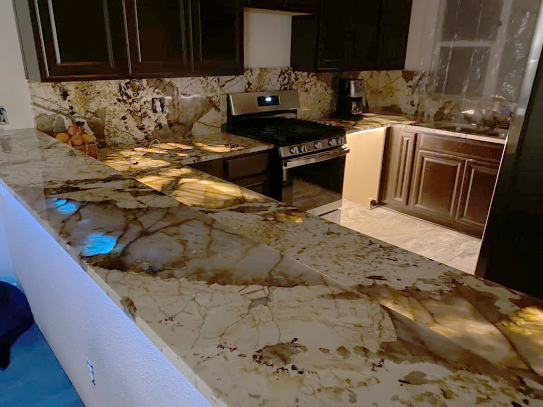 Luxury stone countertop Patagonia quartzite countertop Porcelain