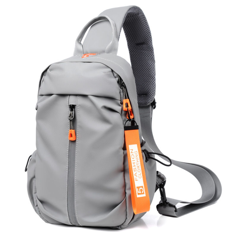 Men's Waterproof Oxford Sling Bag - Large Capacity Crossbody Chest Bag for Travel, Sports & Everyday Use