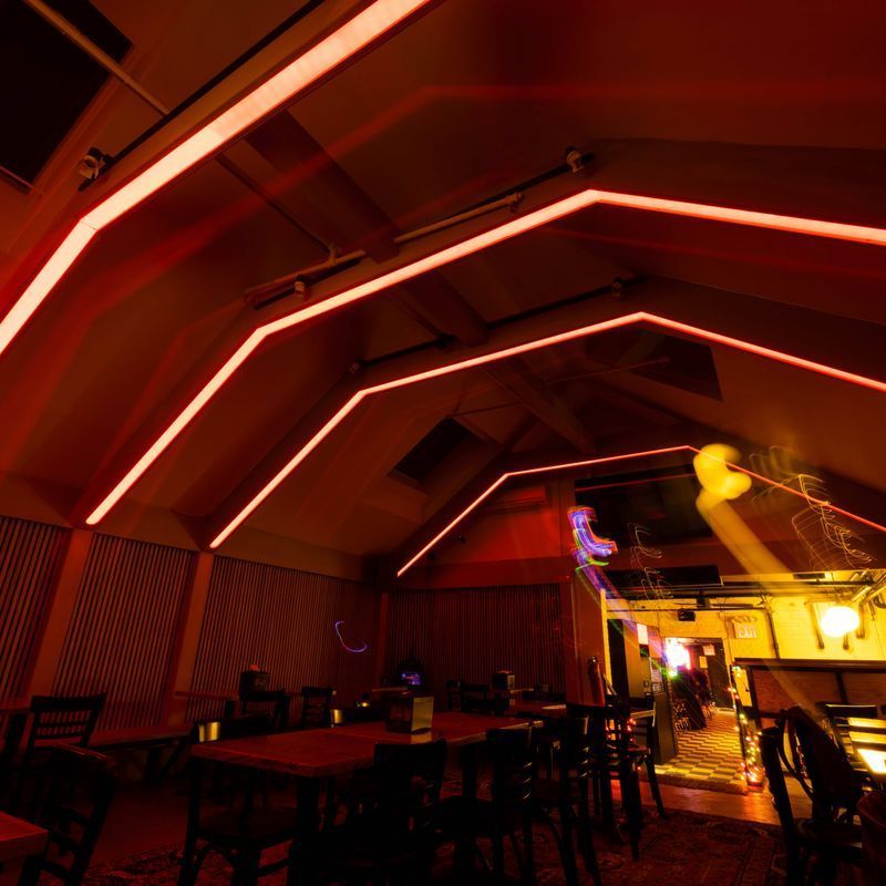 PubKey interior showing classic bar setup and seating