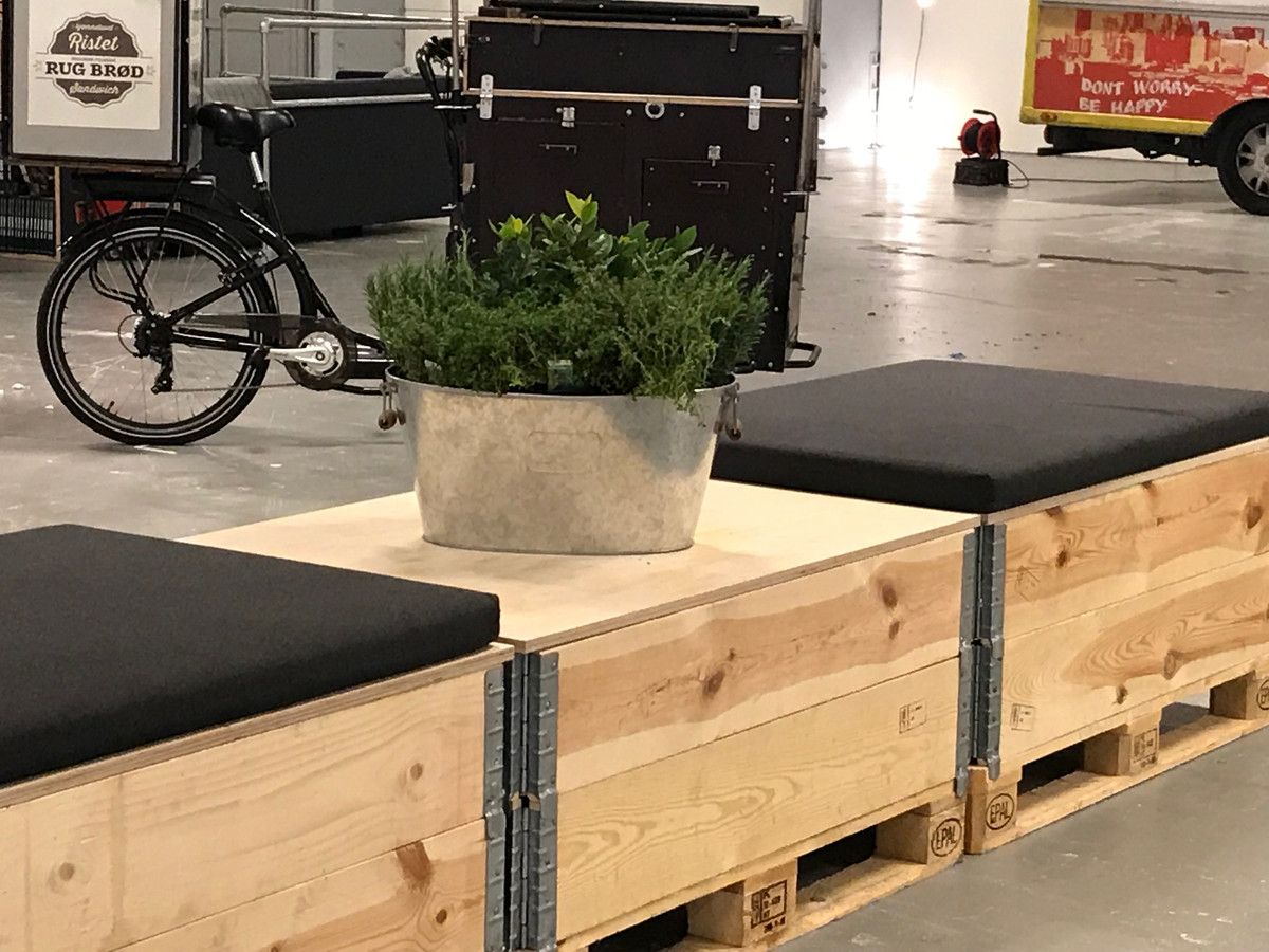 Hynde til pallemøbler, koksgrå