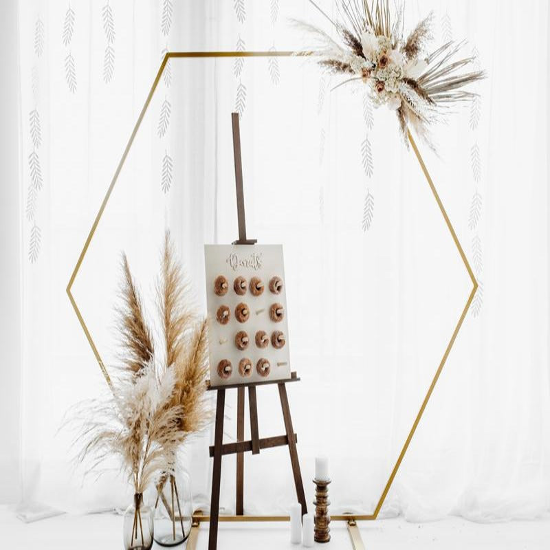 Hexagon backdrop stand