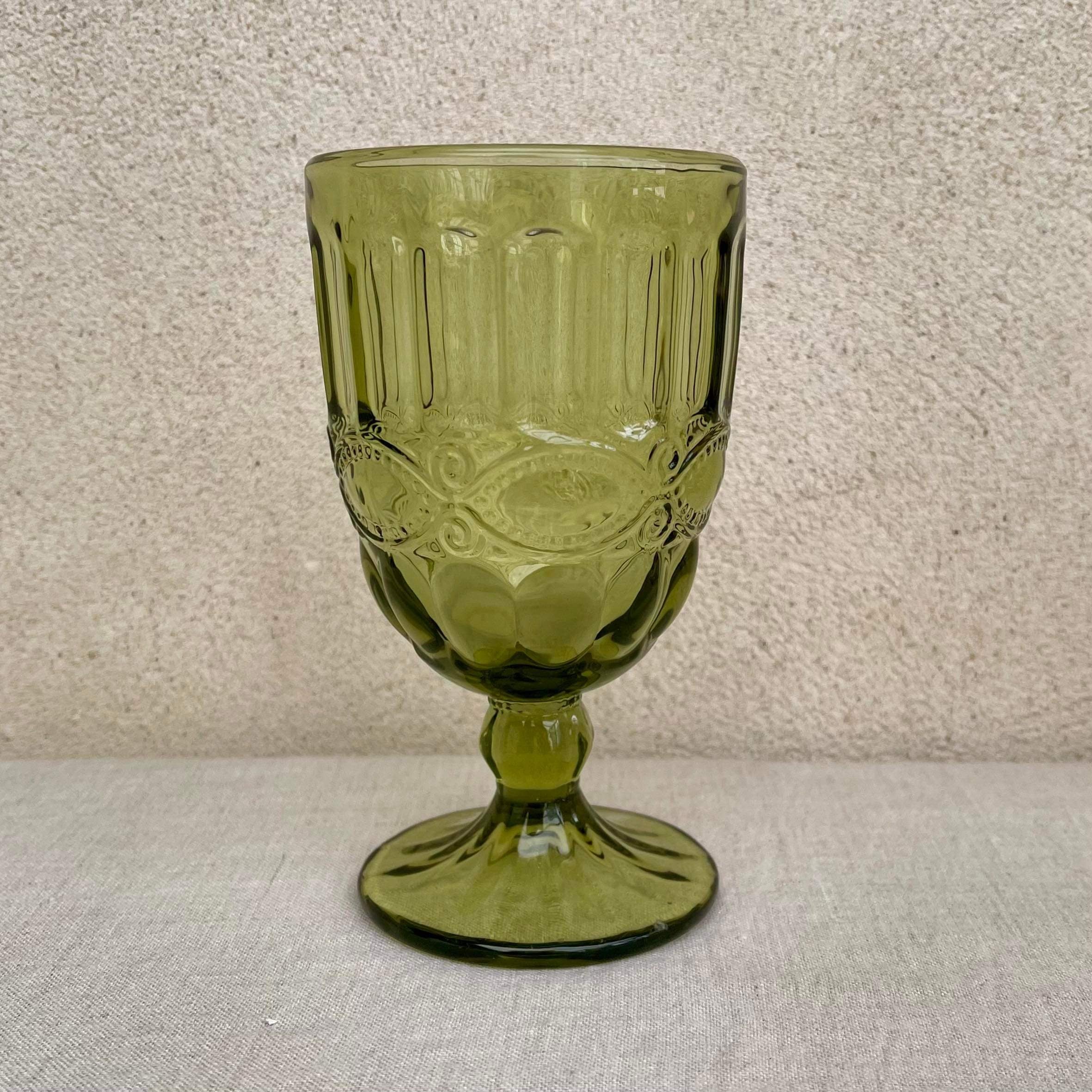 Olivengrønne glas/Tognana Solange