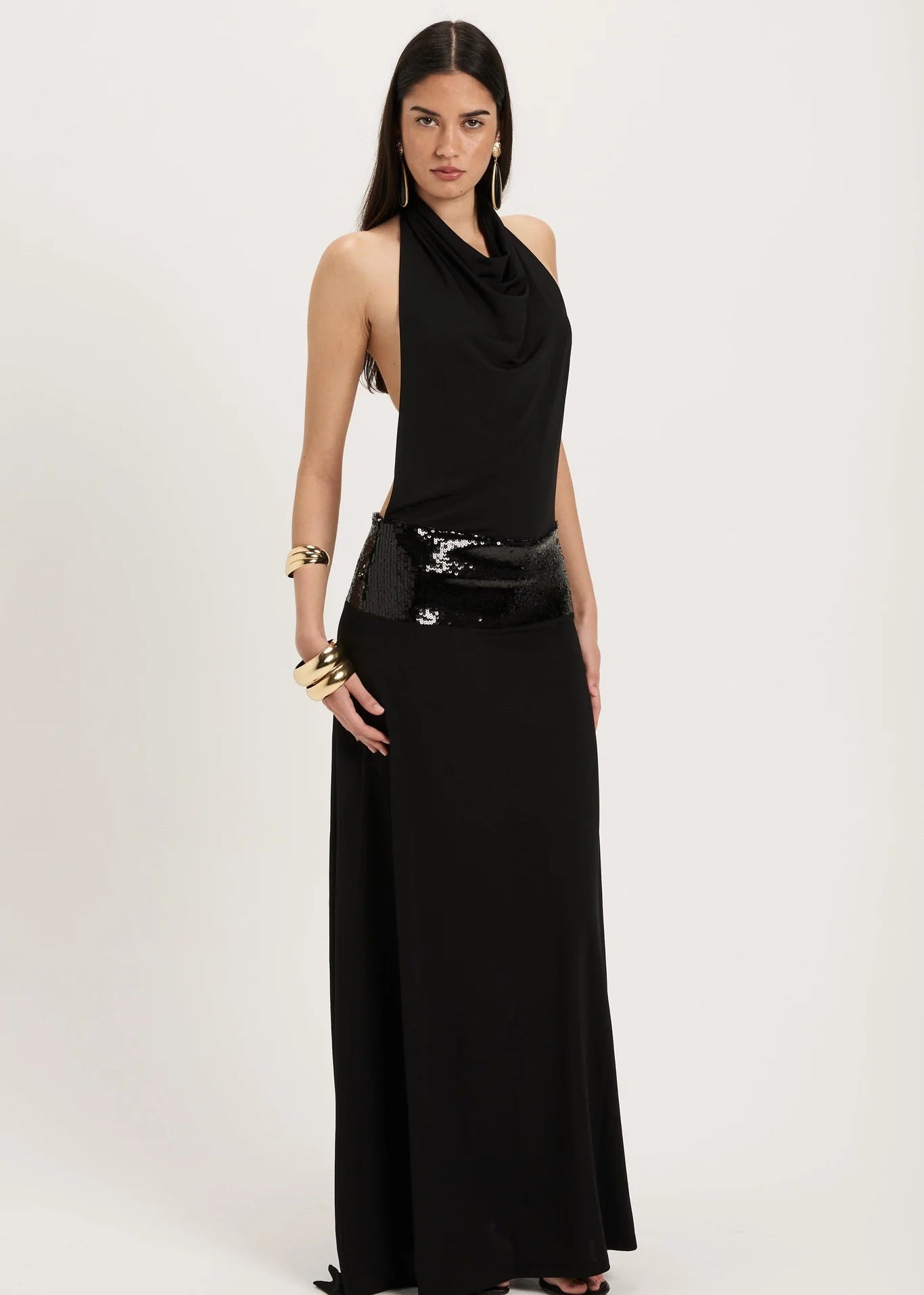 Ance Gria - Adele Gown, Black