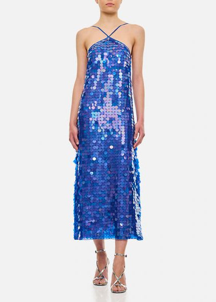 Saks Potts Polly dress (40) – Blue