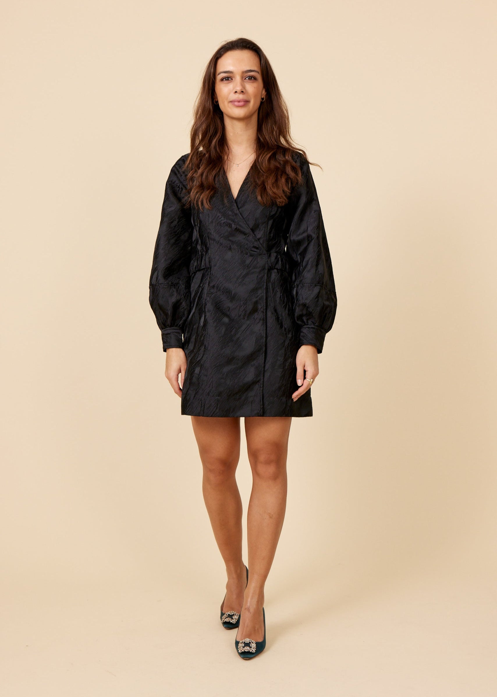 GANNI – Balloon sleeve dress (36 & 40)