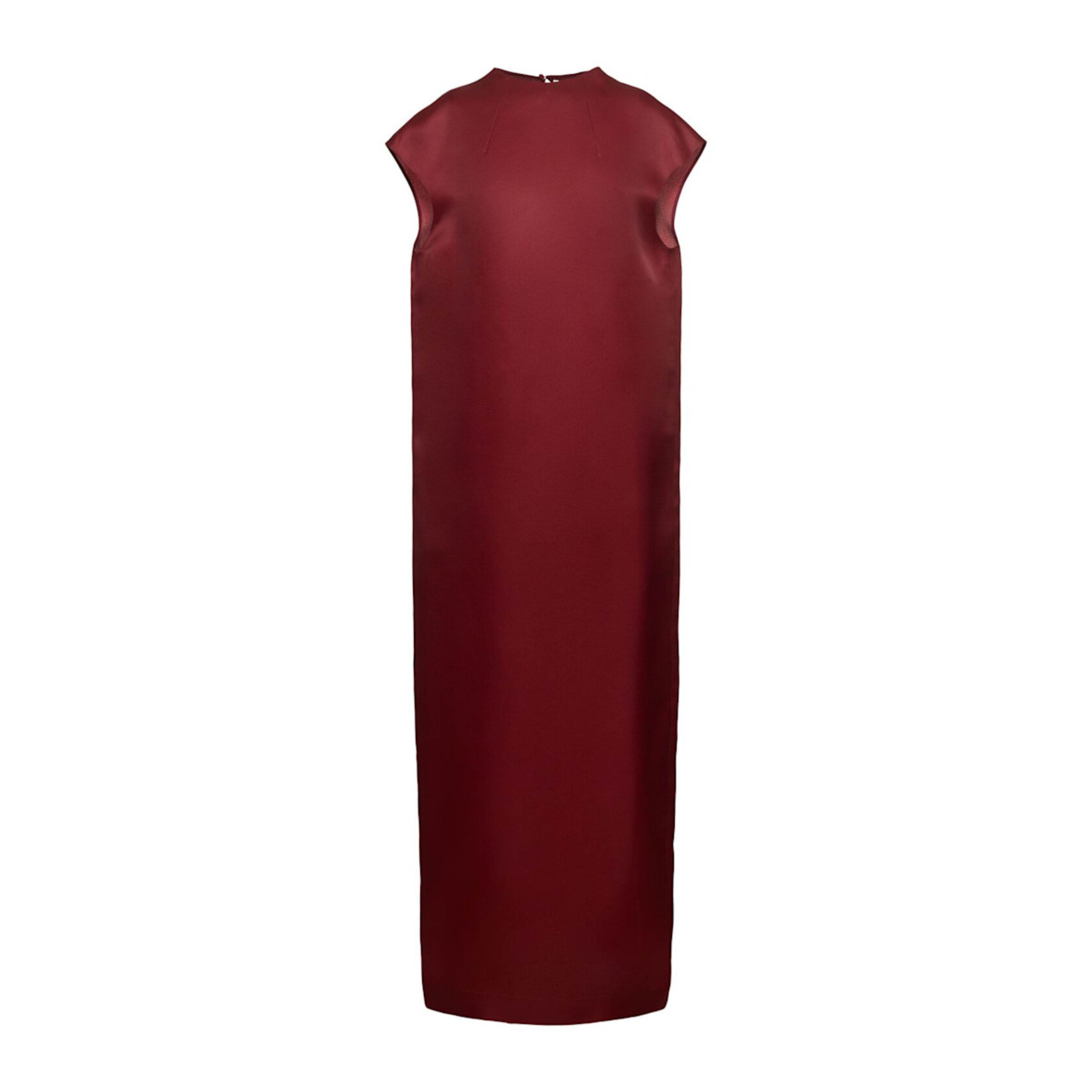 LOHAN SILK SATIN LONG DRESS