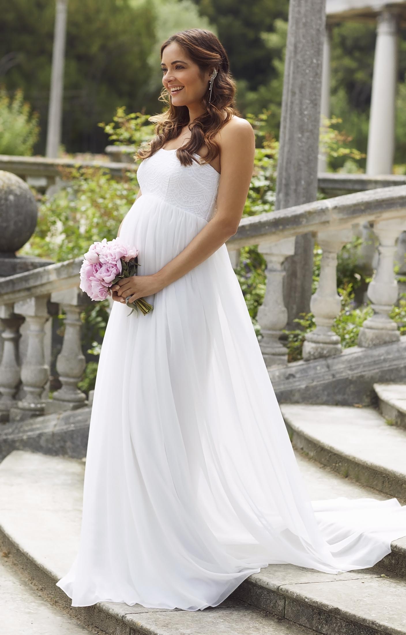 Julia Tiffany Rose graviditets brudekjole