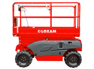 Saxlift Batteri 12 m Stor Platform