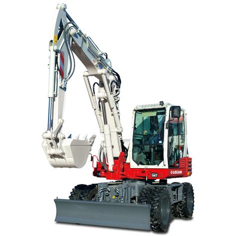 Hjulgraver Diesel 10 ton