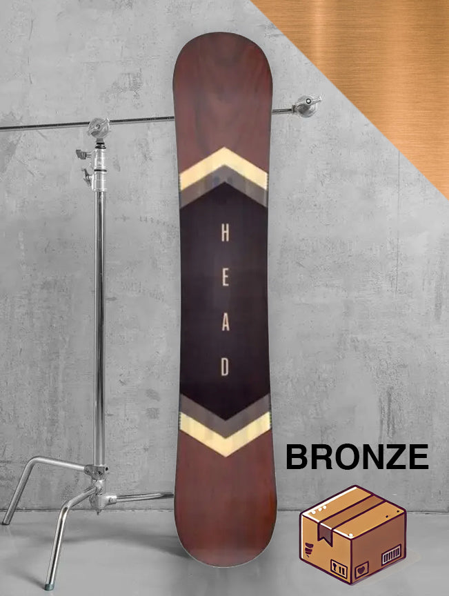 Herre piste snowboard inkl. bindinger – Bronze-pakke