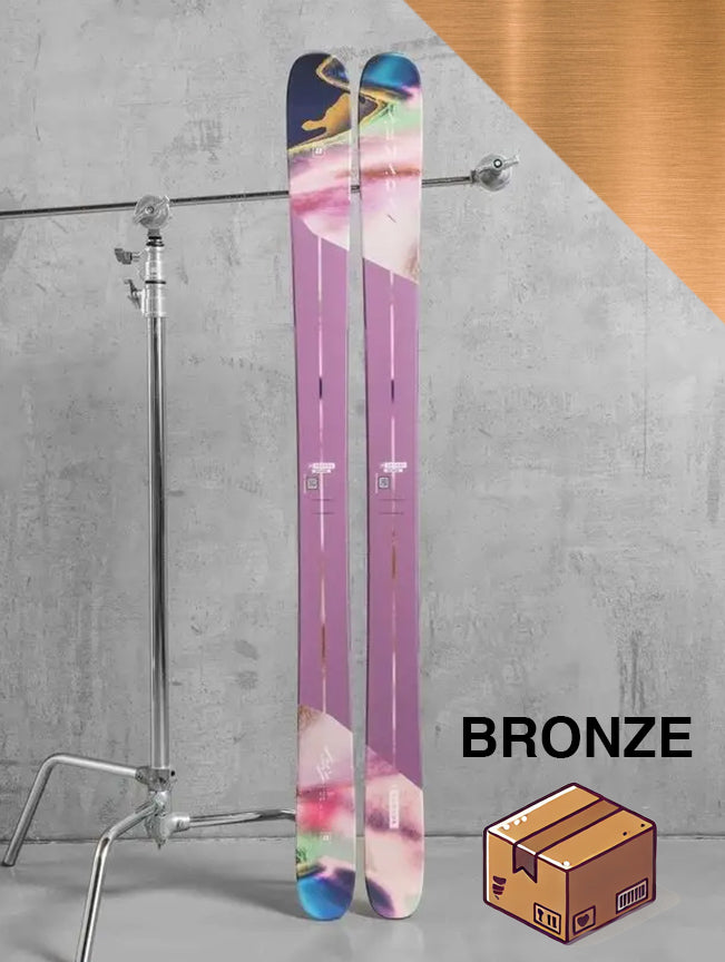 Dame freestyle/twintip ski inkl. skistave – Bronze-pakke