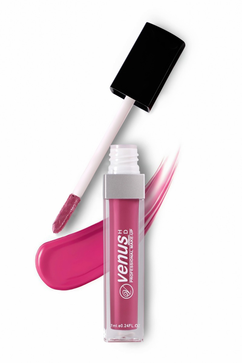 Venus Hi Professional Makeup Lip Gloss - Vibrant Pink 7ml New