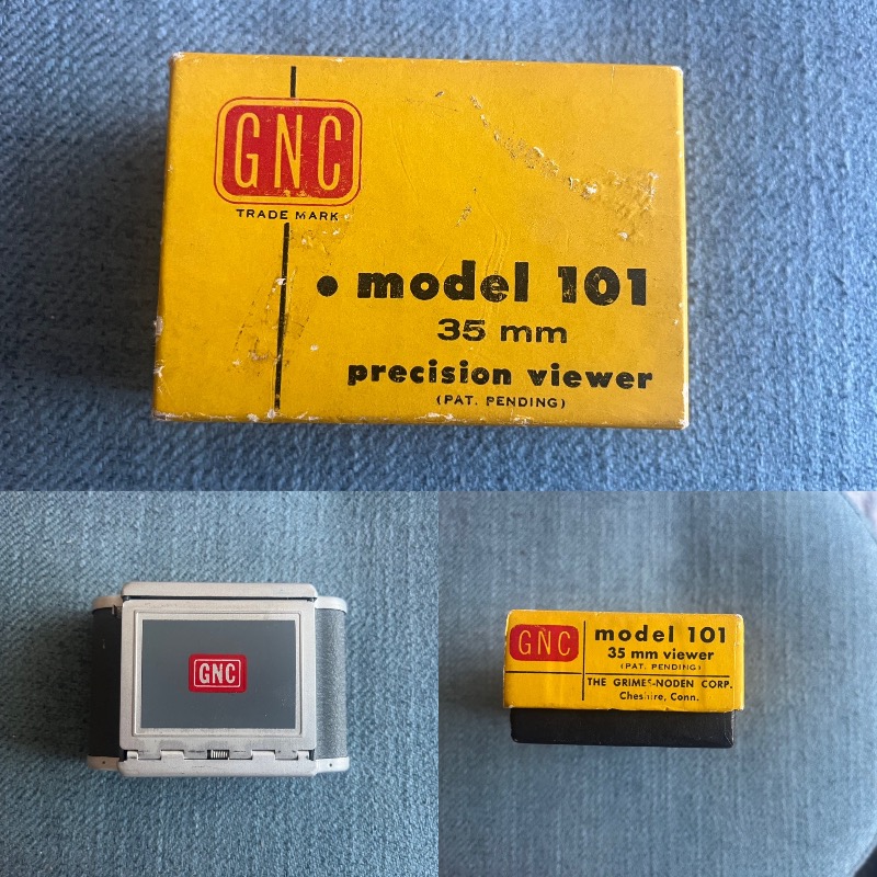 Vintage GNC Model 101 35mm Precision Viewer with Original Box