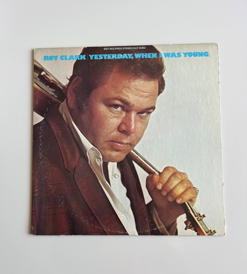 Roy Clark Yesterday When I Was Young Vintage Vinyl Record