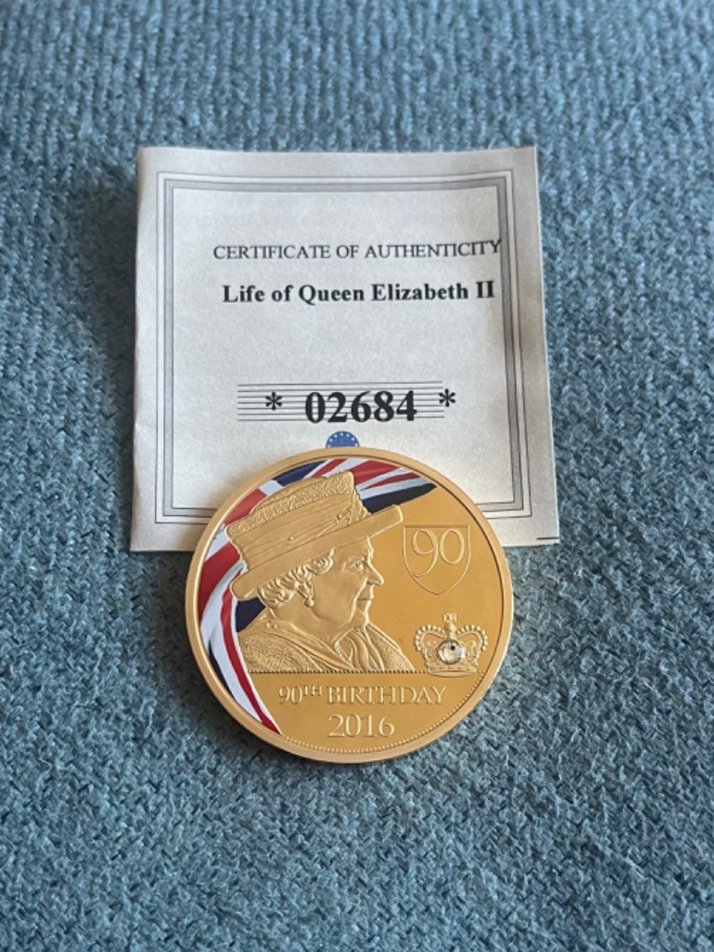 Queen Elizabeth II 90th Birthday Commemorative Coin 2016