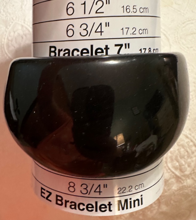 EZ Cuff Bracelet  - Black Bangle