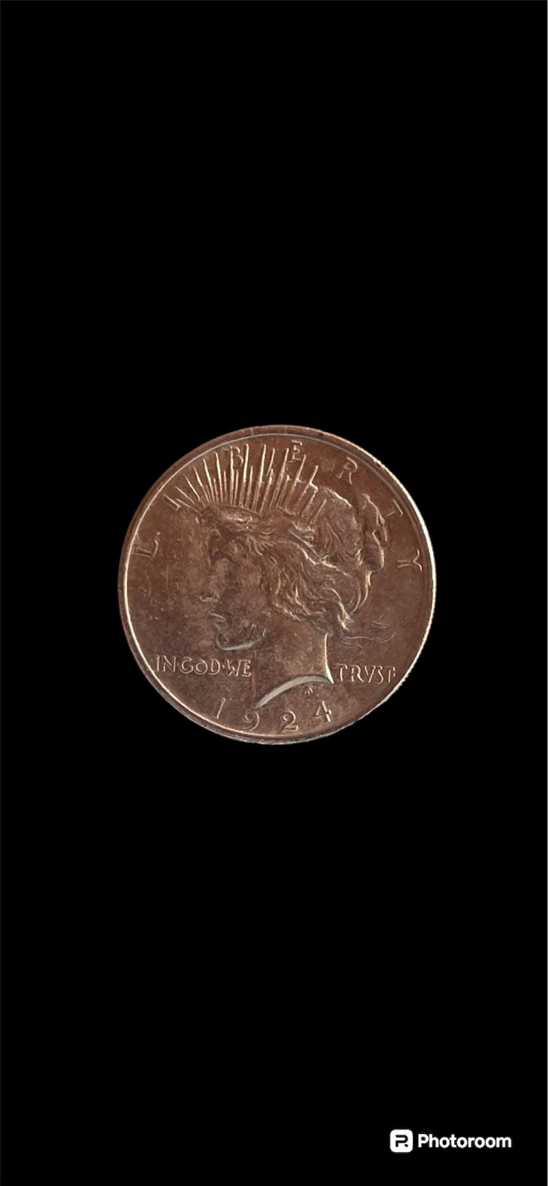 1924 United States Peace Dollar Coin Circulated Condition