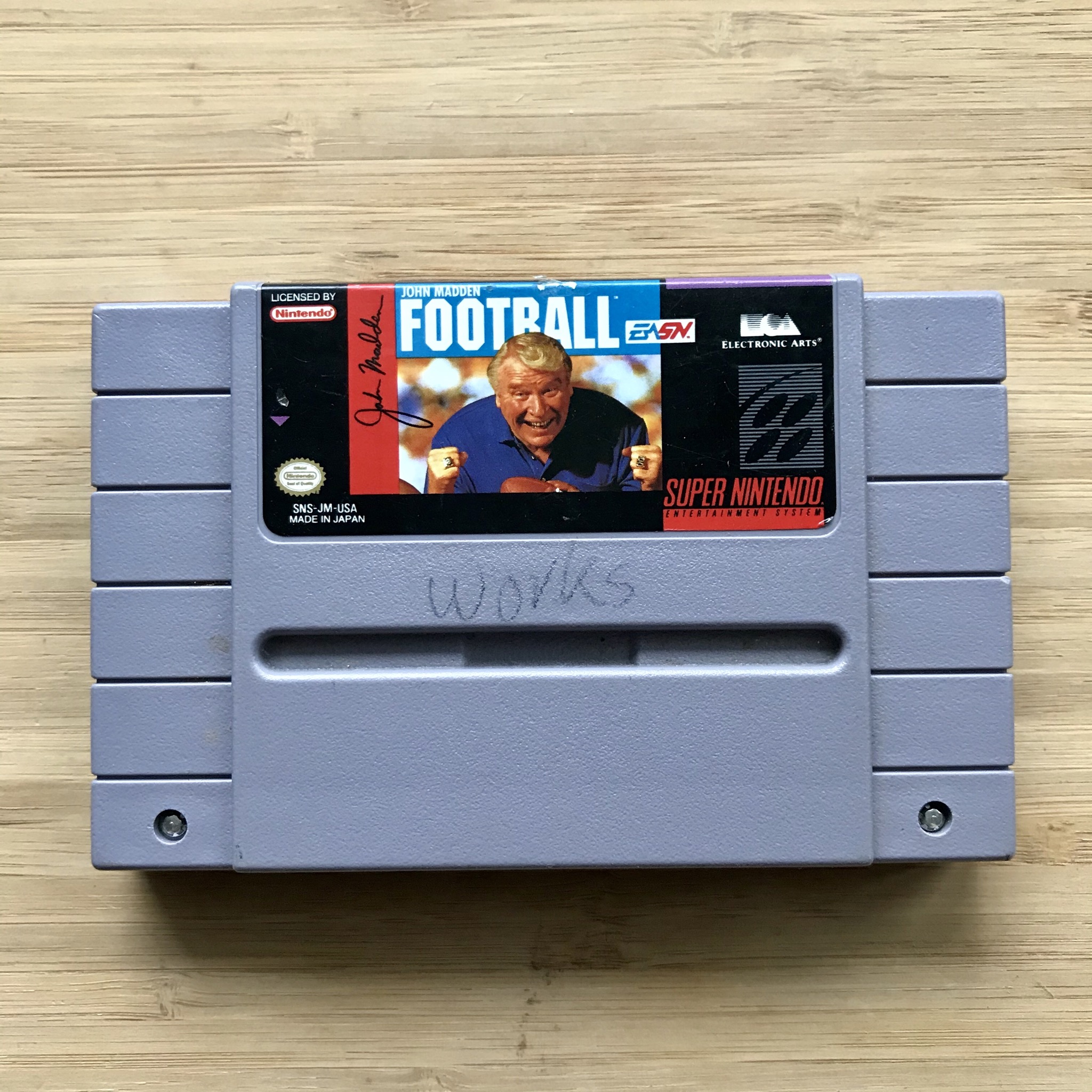 john madden football snes