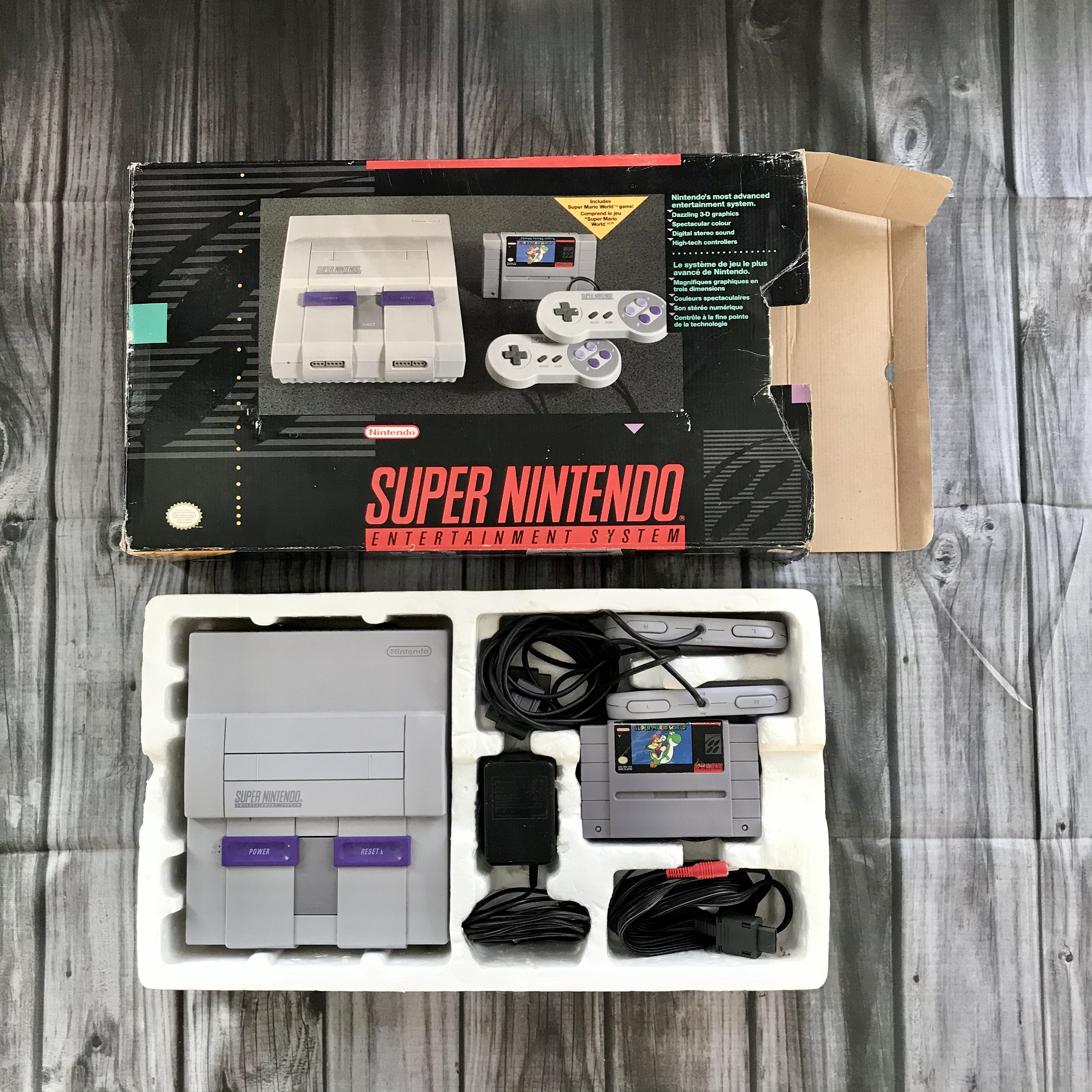 super nintendo console