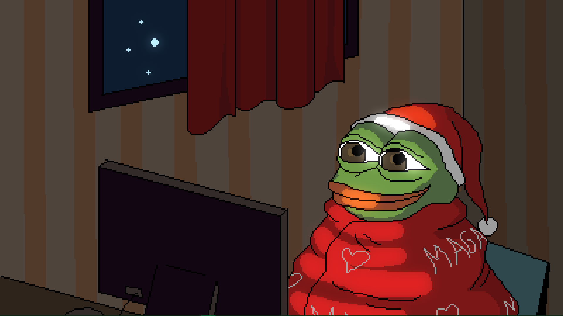 Pepe the frog christmas