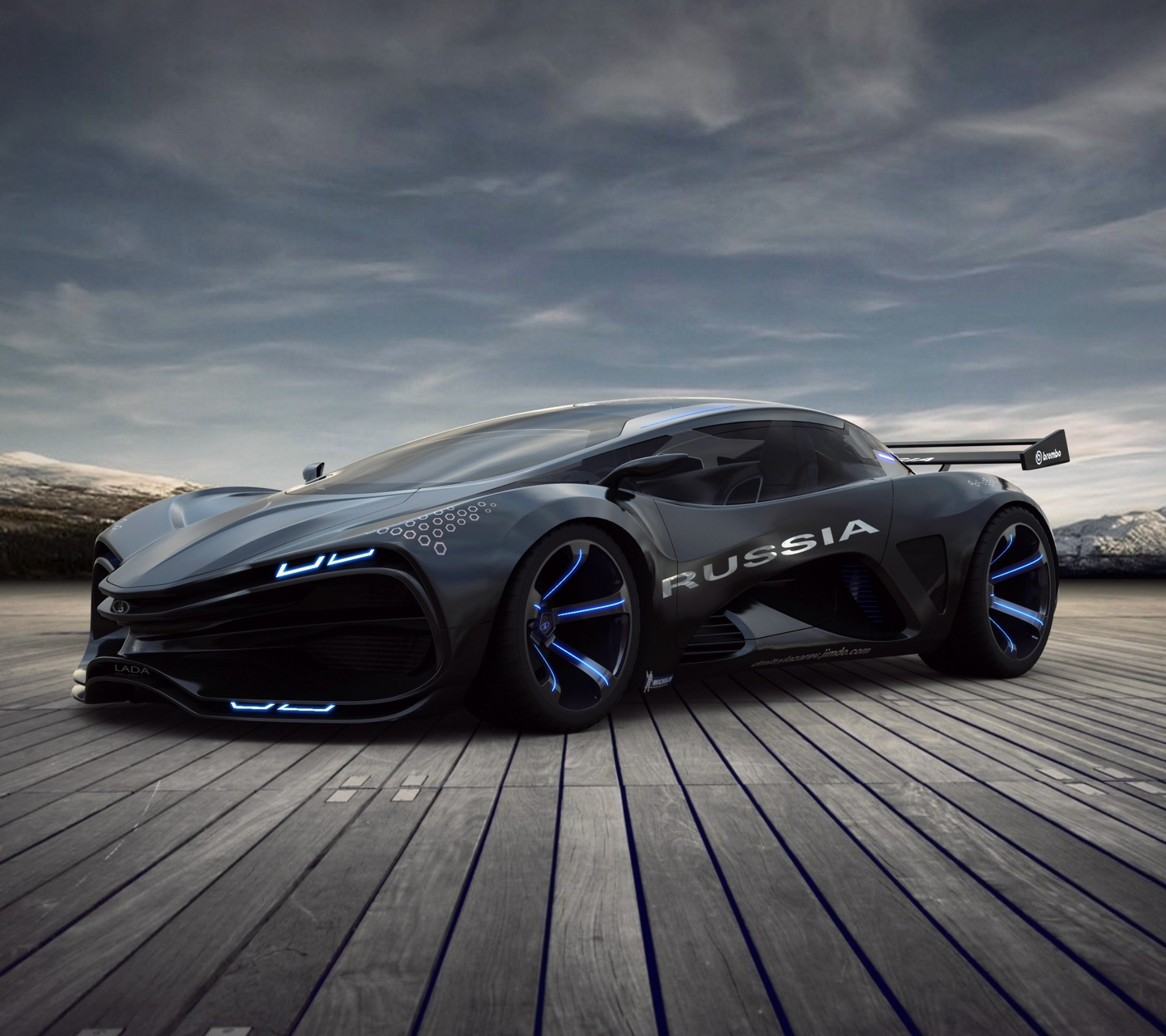 спортивный автомобиль vector raven lada sports car скачать